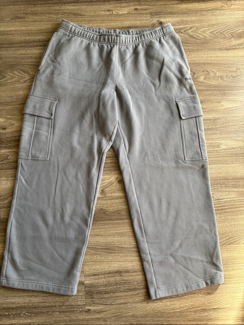 TNA Cargo Sweatpants in Light Taupe